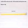 Non-toxic Silicone Foam Lance Suction Tube with Stainless Steel Weight Ball Siphon Hose for Safe Car Washing