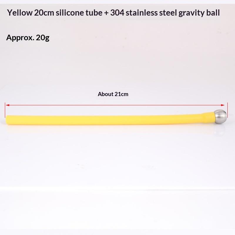 Non-toxic Silicone Foam Lance Suction Tube with Stainless Steel Weight Ball Siphon Hose for Safe Car Washing