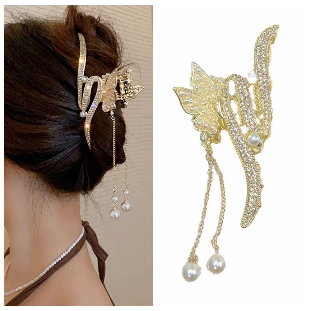 

Геометрический Рисунок Бабочка Кисточка Волосы Коготь Алмаз Темперамент Девушка