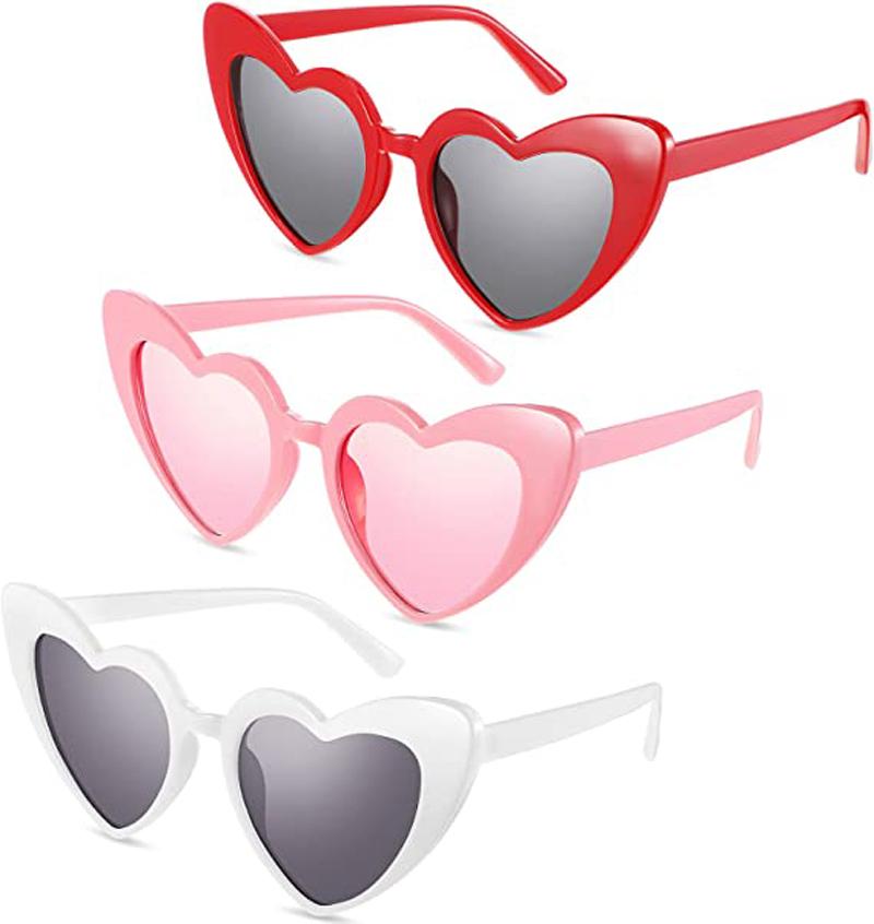 Adult Outdoor Heart-shaped Sun Glasses Glasses Classic Kids UV400 Eye Protection Sun Eyewear Outdoor Cat Eye Spectacle Frame Frame Sports Goggle
