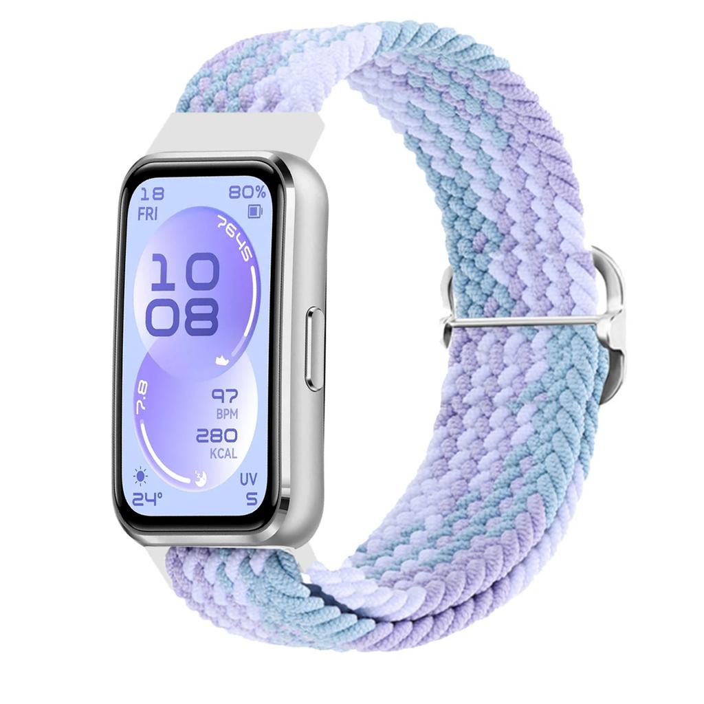 Strap for Huawei Band 7 8 9 10 11 Pro Accessories Adjustable Braided Solo Loop Wrist Elastic Bracelet Correa Huawei Band 11 Band