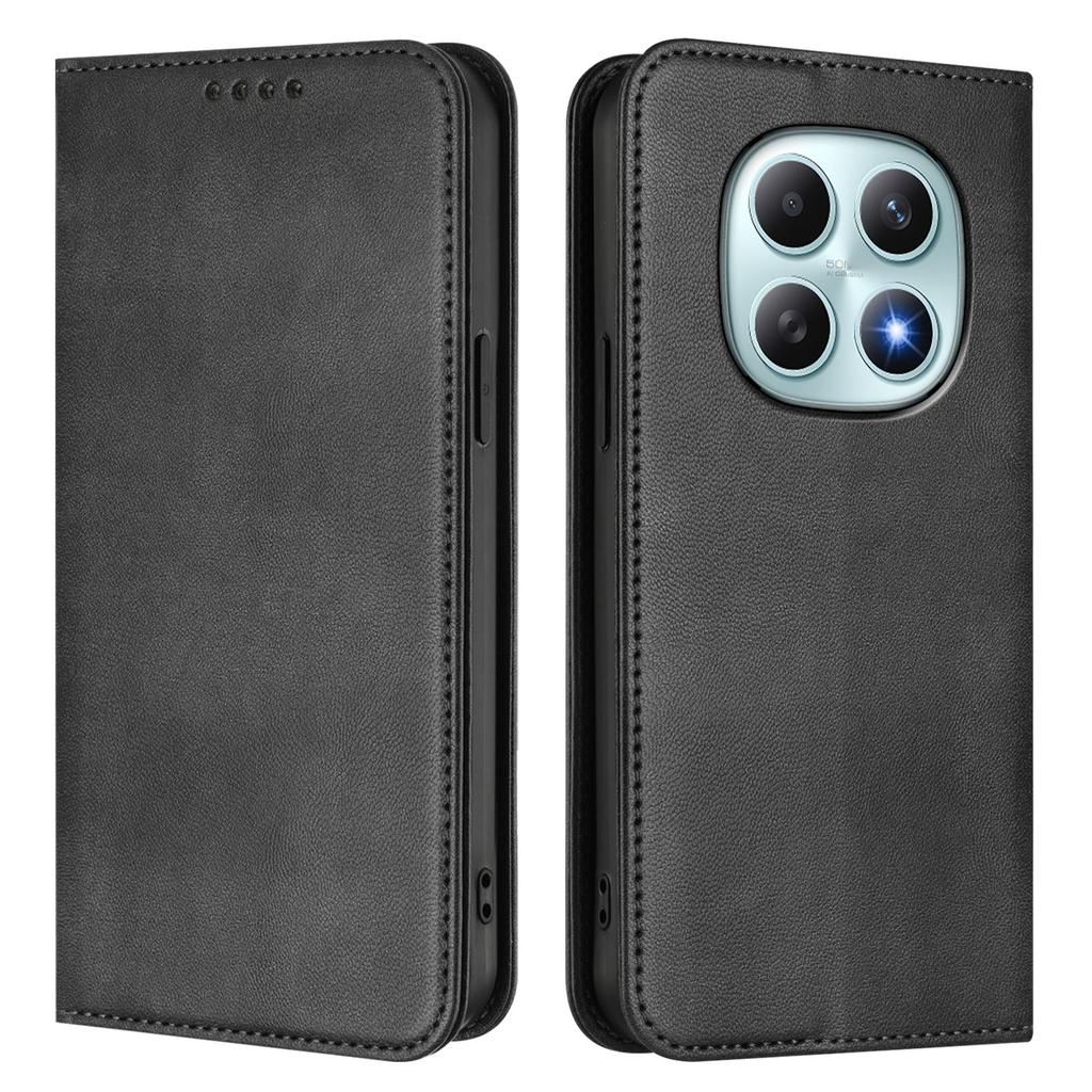 Für Xiaomi Poco M8 5G/Redmi Note 15 5G (Global)/15 4G (Global) Brieftaschenhüllen Retro Textur RFID-Blockierung Leder Handyhülle