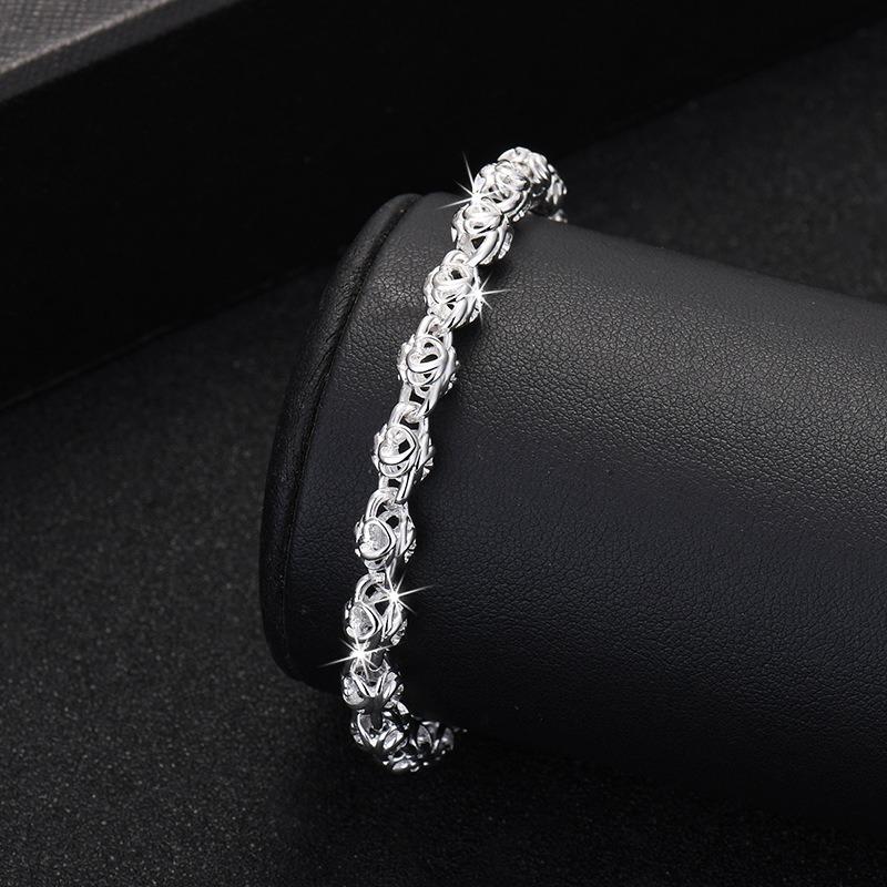 New 925  Silver Ball Bracelets For Women Luxury Designer Hollow Bead Adjustable Charm Bracelets Party Fine Jewelry Gifts