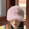 Autumn and Winter New Warm Baseball Cap Women's Soft Fufu Thickened Velvet Cap Winter Cute Face