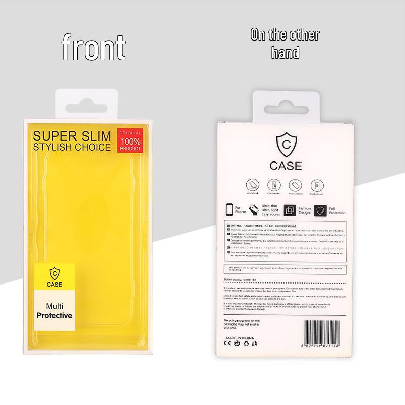 iPhone Transparent Phone Case Packaging Box - PVC Glue Box In Stock