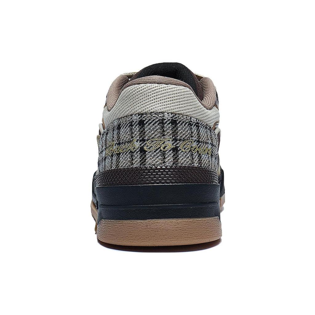New LiNing 001 BTC Prm Slip Resistant Low Top Skateboard Shoes Men's Umber AGCT219-2