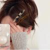 Acetate Hair Side Clip Oval Geometric Bangs Hairpin Women Girls Simple Elegant Duckbill Clip Barrettes Hair Styling Accessories