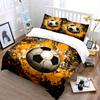 Soccer-Themed Sports Gear Set Multiple Sizes Kid'S And Adults' Bedroom Exquisite 3Pc Bedding Set, Gift