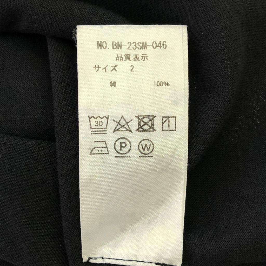 BATONER Made In Japan Short Sleeve Pack T-shirt 2 Black Men's Used