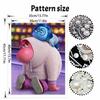 Disney S Inside Out Pearl Art Whimsical Creative Pearl-Style Illustration Kit 5D DIY Pearl Embroidery Mosaic Cross-Stitch Kit for Home Decor