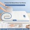 Soft Memory Foam Mattress Topper for Students - Single 90x190, Ideal for Dorms & Boarding