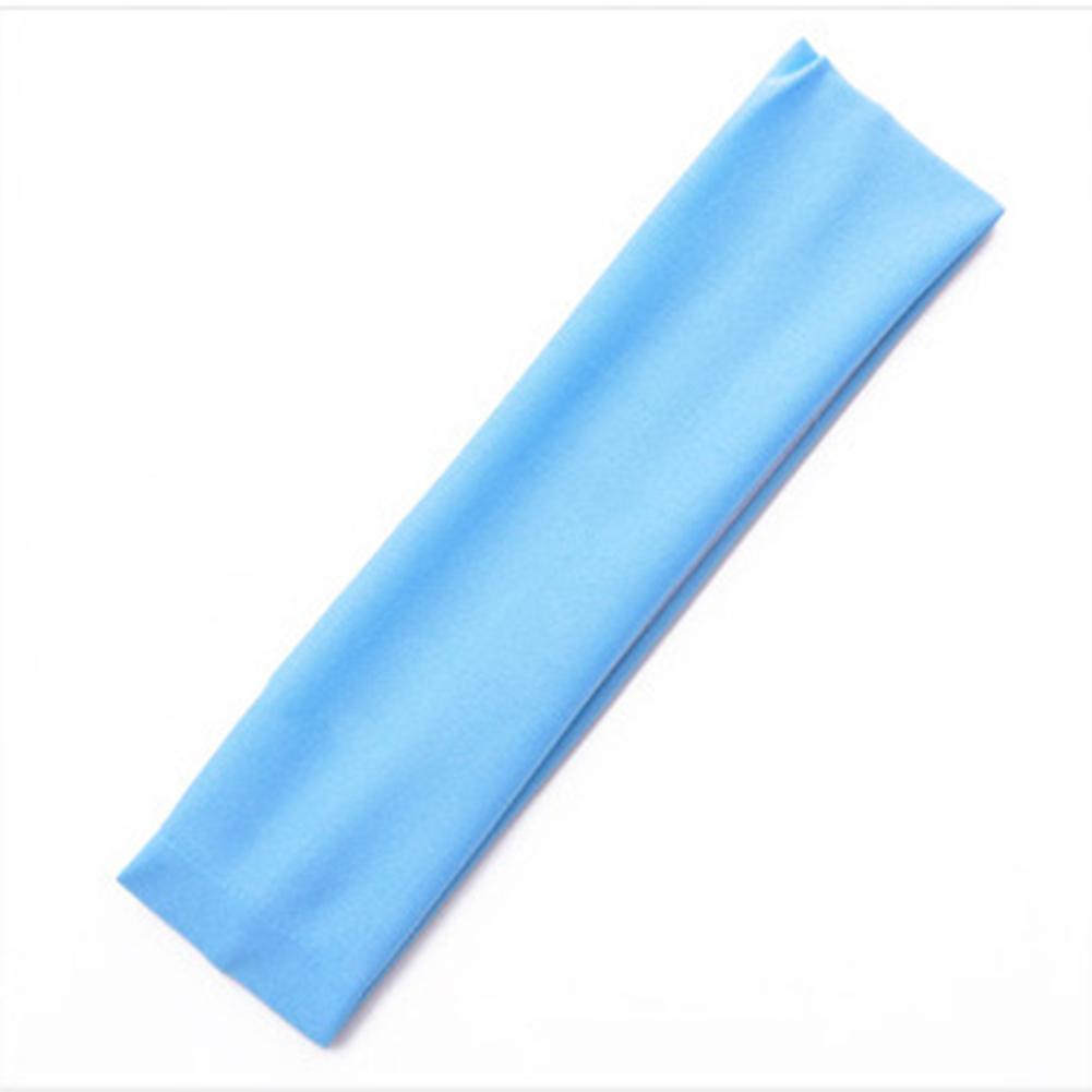 1PC Absorbing Sweat Headband Candy Color White Pink Blue Red Hairband Pure Cotton Simple Elastic Headbands Turban Headwear