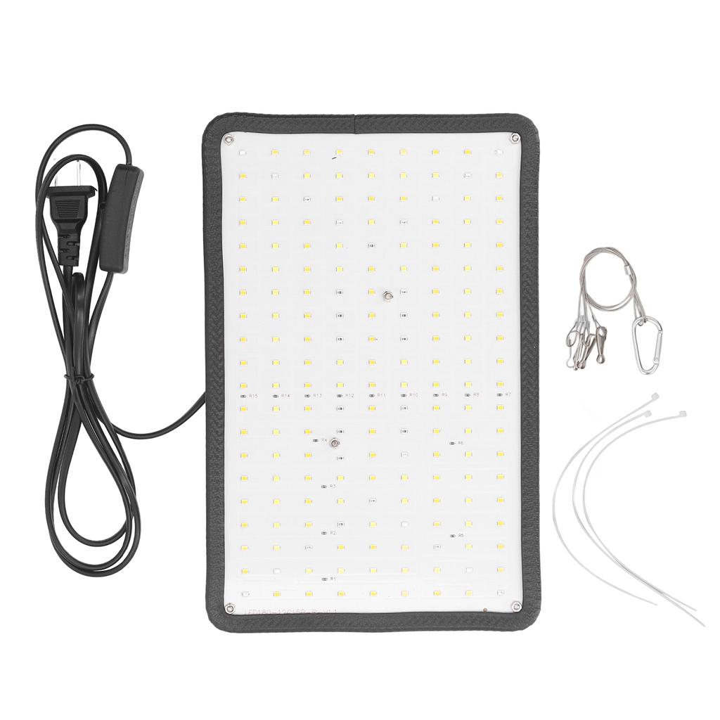 Plant Grow Light 180 LEDs Red White Warm Light Hanging Growing Lamp for Flower Vegetable Fruit Succu