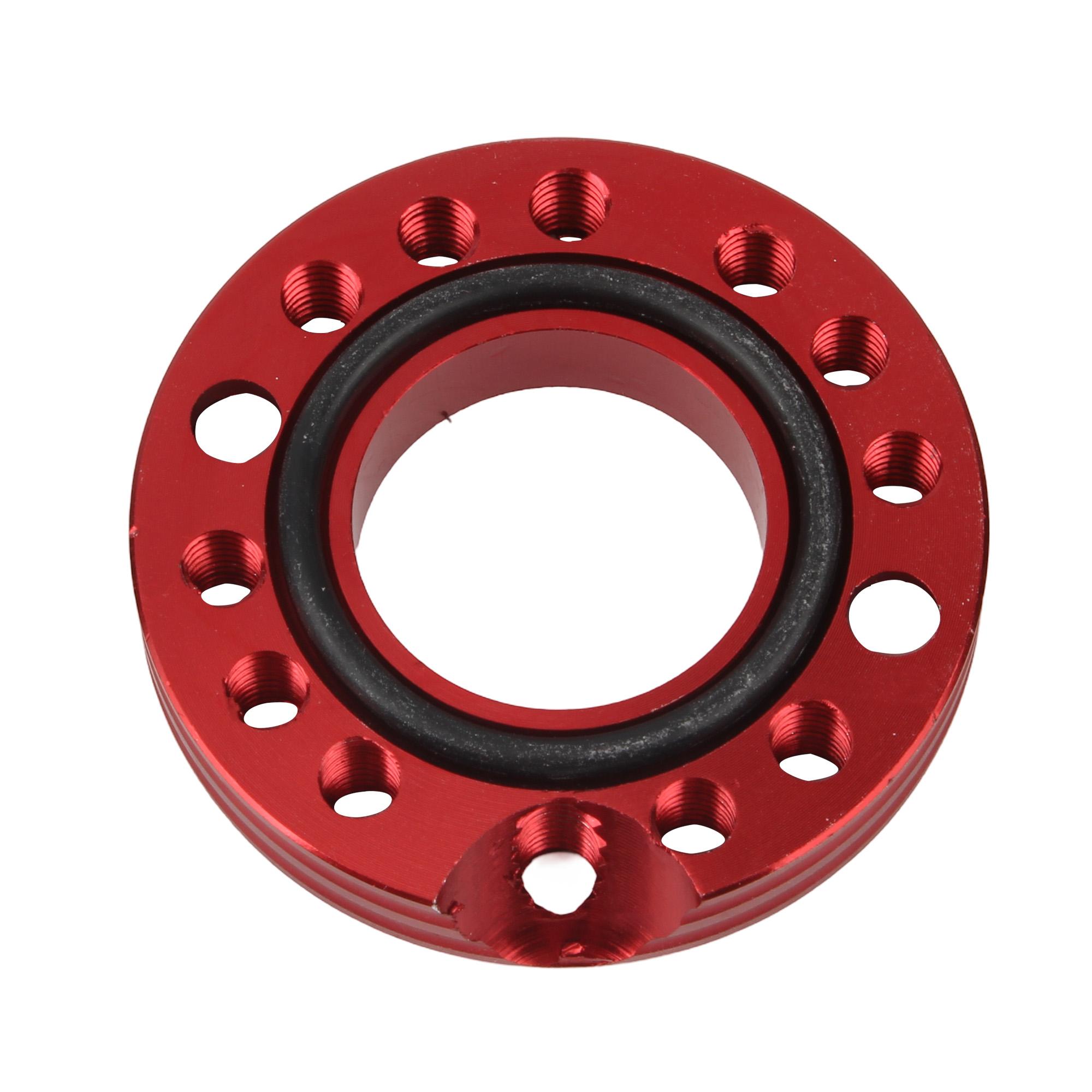 Motorcycle Carburetor Intake Pipe Adjuster Regulator Dirt Pit Bike Motorcycle Carburetor Parts Multi-Directional Adapter Plate красный