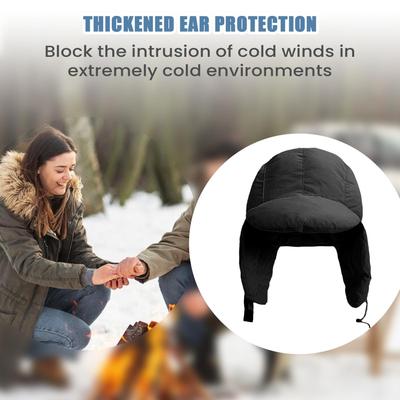Trapper Hat Insulated Headwear With Earflaps Outdoor Warm Hat For Outdoor Sports Cycling Hiking Camping Snowboarding Commuting