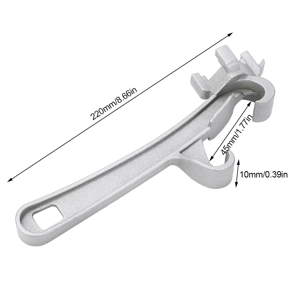 2PCS Aluminum Alloy Pail Opener Tool Silver Lid Remover Tool Multipurpose Bucket Opener Tool  Heavy