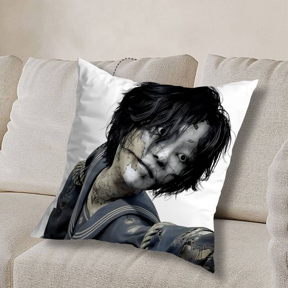 Crazy Silent Hill Mi piace Federa Federa Soggiorno Cuscino per Divano Copricuscino Adatto per Casa Camera da Letto Decorazione Stanza