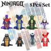 Hot Selling Ninja Series Building Blocks Toy A025-032 Diy Plastic Construction Export Type