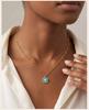 Colorful Enamel Round Pendant Necklace, Star Cross Heart Moon Choker, Stainless Steel Tarnish Resistant Clavicle Jewelry