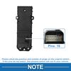 Power Window Switch No.848200E020 Front Left Driver Side Window Control Switch for Toyota Tacoma Highlander Black