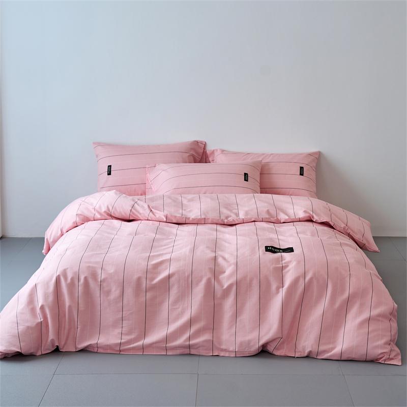 Cotton Duvet Cover Single/Queen/ Blue and White Striped Soft Quilt Cover Home Housse De Couette(without Pillowcase)
