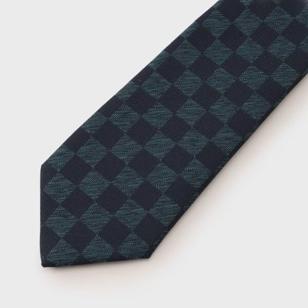 Takeo Kikuchi Checkered Necktie In 07004112 Brown 00 (Made Japan) Men's (243)