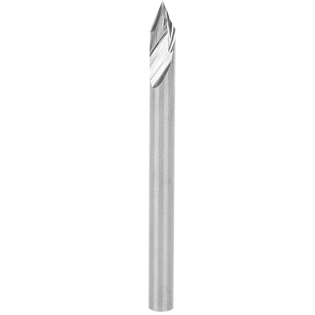 Drill Point Cutter 3.175mm Engraving Milling Cutter Woodworking Tool Hardware 3.175x45 Degrees x0.2x40L