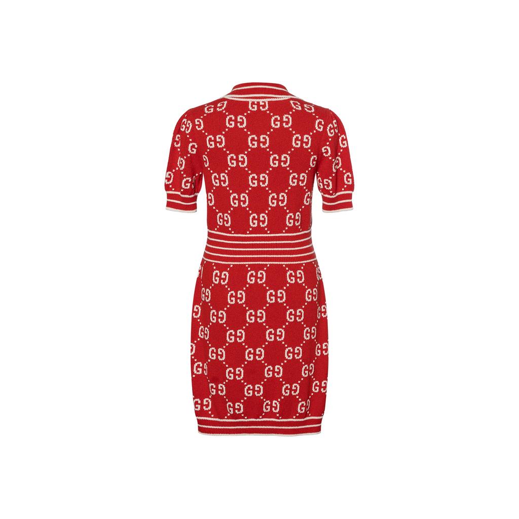 Gucci Gg Monogrammed Polo Dress Women's 753920-XKCAN-6367