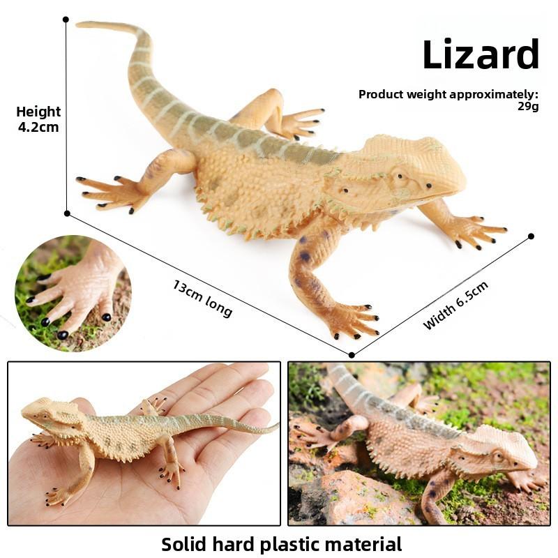 Игрушечная модель Ящерицы Для Детей Образовательная Фигурка Дикого Животного Подарок Lizard 1