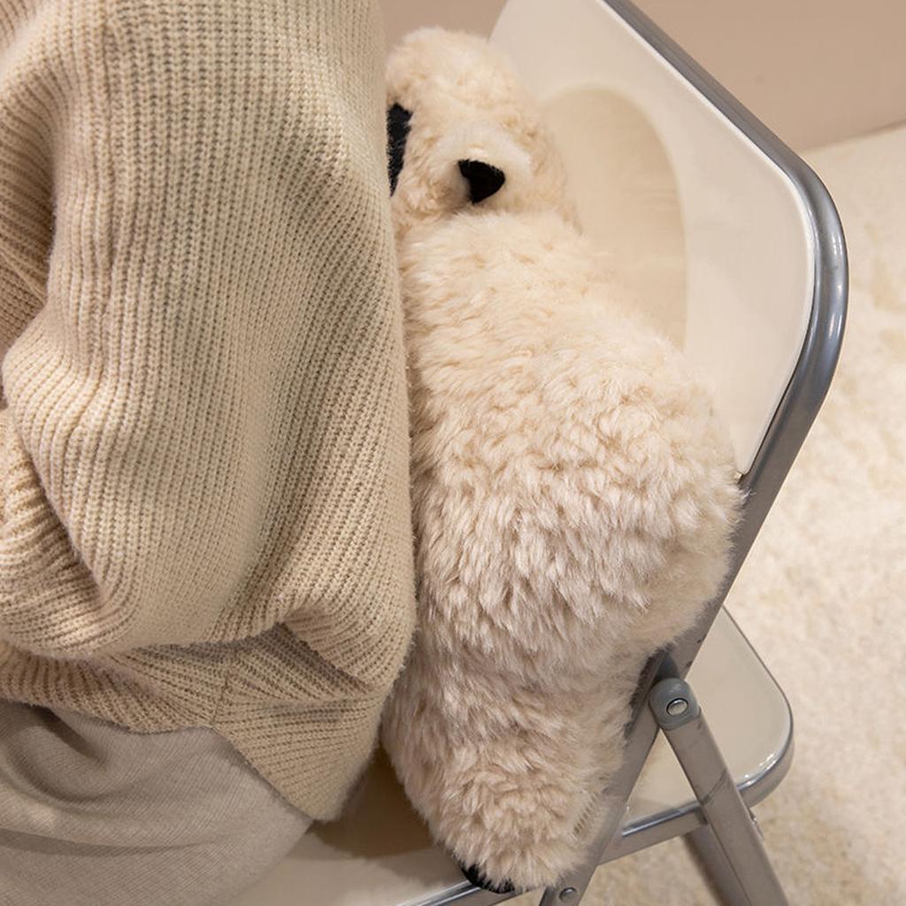 Plush Sheep Stuffed Animal Pillow Soft Toy Standing Design 45x40cm Size Suitable for Home Office Use