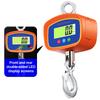 1000kg 500g Digital Hanging Scale Industrial Crane Scale with Aluminum Case LCD Backlight Screen Unit Switch Data Hold