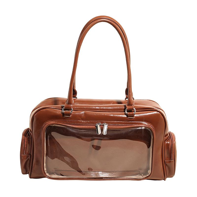 

Concert DIY bags Female original document pain bag Simple design Multi-functional large-capacity handbag bag