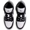 Air Jordan 1 Mid PS Barons Kids Sneakers White Light-Smoke-Grey Black DQ8424-101