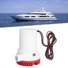 2000GPH Electric Bilge Pump Boat Water Discharge Pump Marine Ignition Protected 12V