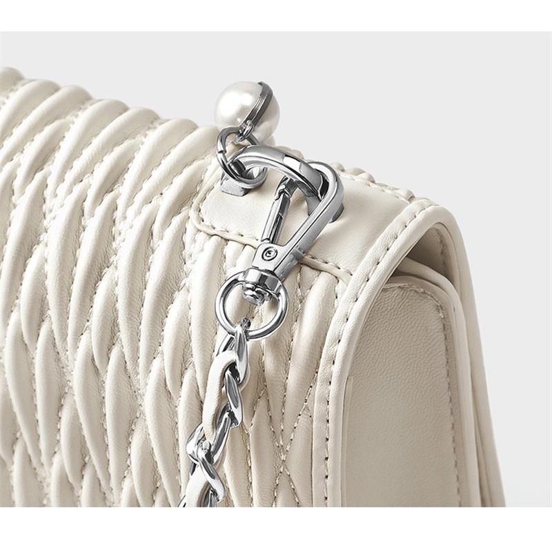 Tooxika Ladies New Pu Leather Rhombus Chain Bag, Shoulder Messenger Bag