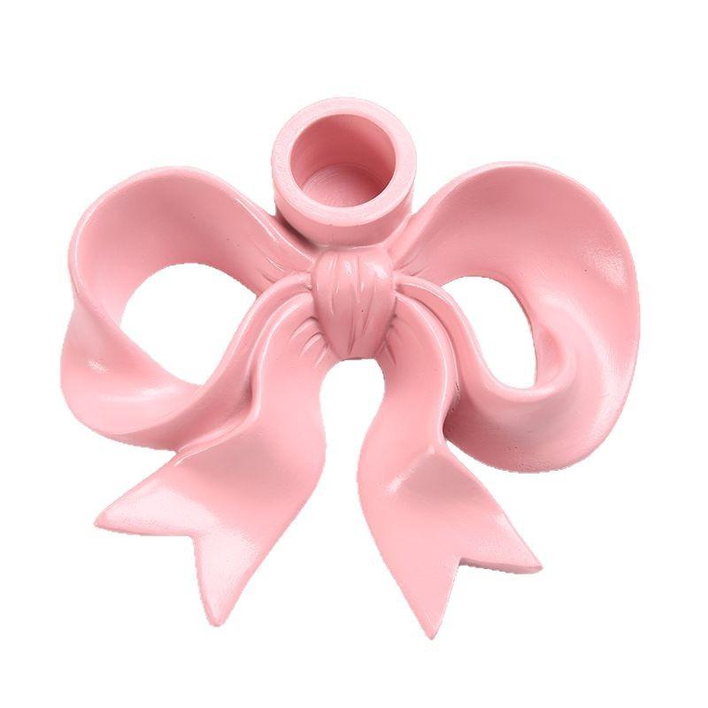 Bow Shaped Stove Creative Home Ceramic Decoration Candle Base