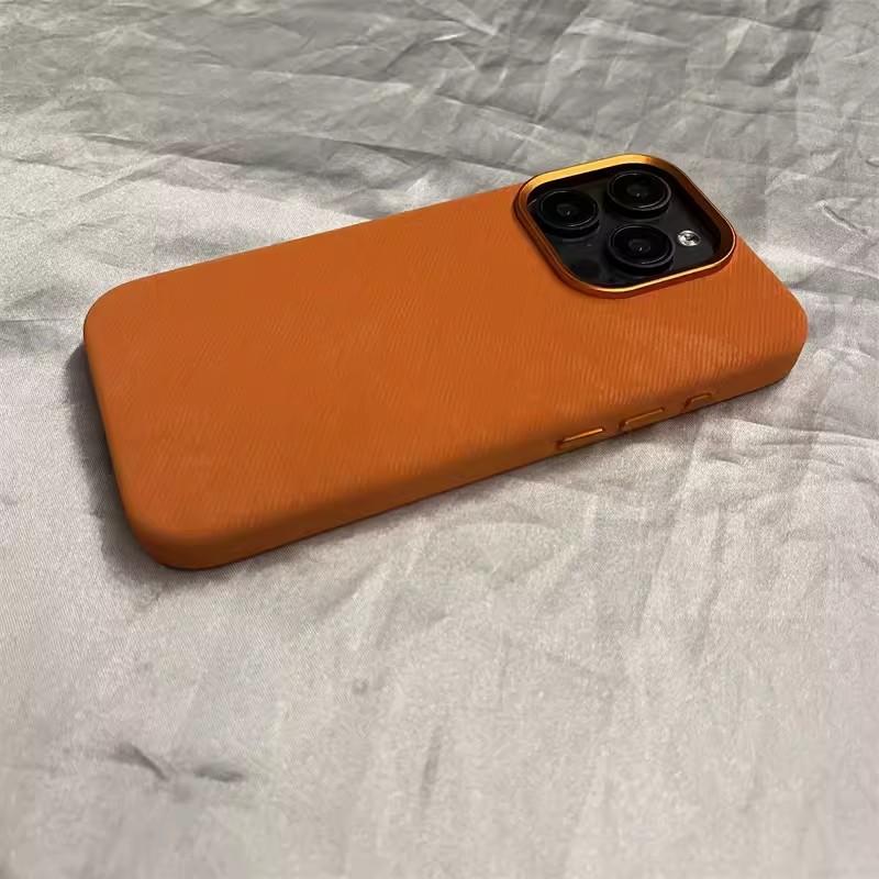 Magnetic Flannel Phone Case IPhone 17 Pro Max 16 15 With Microfiber Texture Shockproof Full Coverage