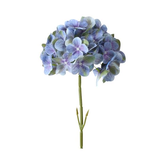 Artificial Faux Silk Hydrangea Flower Real Touch Fake Hydrangeas Flower with Long Stem for Vase Wedding Party Centerpiece Farmhouse Fall