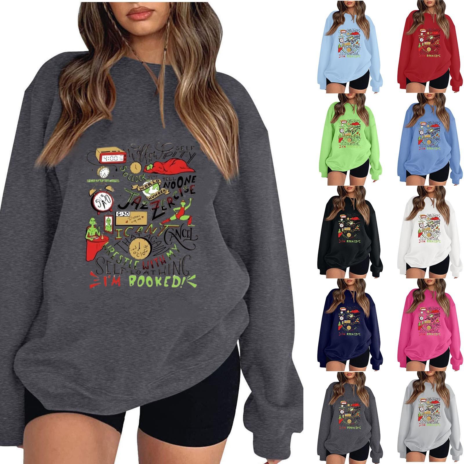 

Женская модная повседневная однотонная толстовка с длинным рукавом