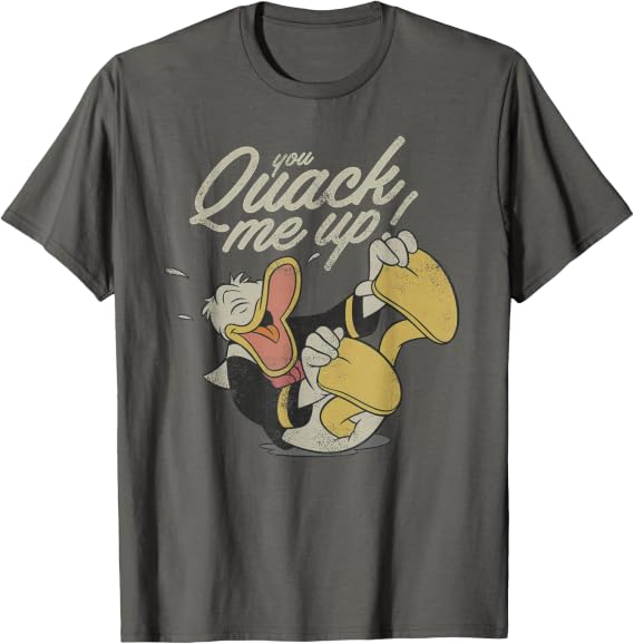 Disney Mickey Friends Donald Duck You Quack Up T-shirt