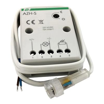 Azh-S Hermetic Twilight Switch With External Hermetic Probe ?10 16A 12V Ip65 F&F 0156