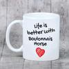 Boulonnais Horse - mug with a horse, mug with a photo, personalized gift from the Art-Dog brand