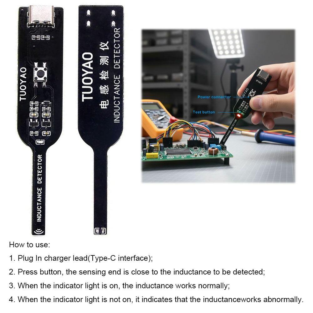 High Accuracy Inductor Detector Tool Strong Stability Quick Fault Check Tool  Electronics Repair