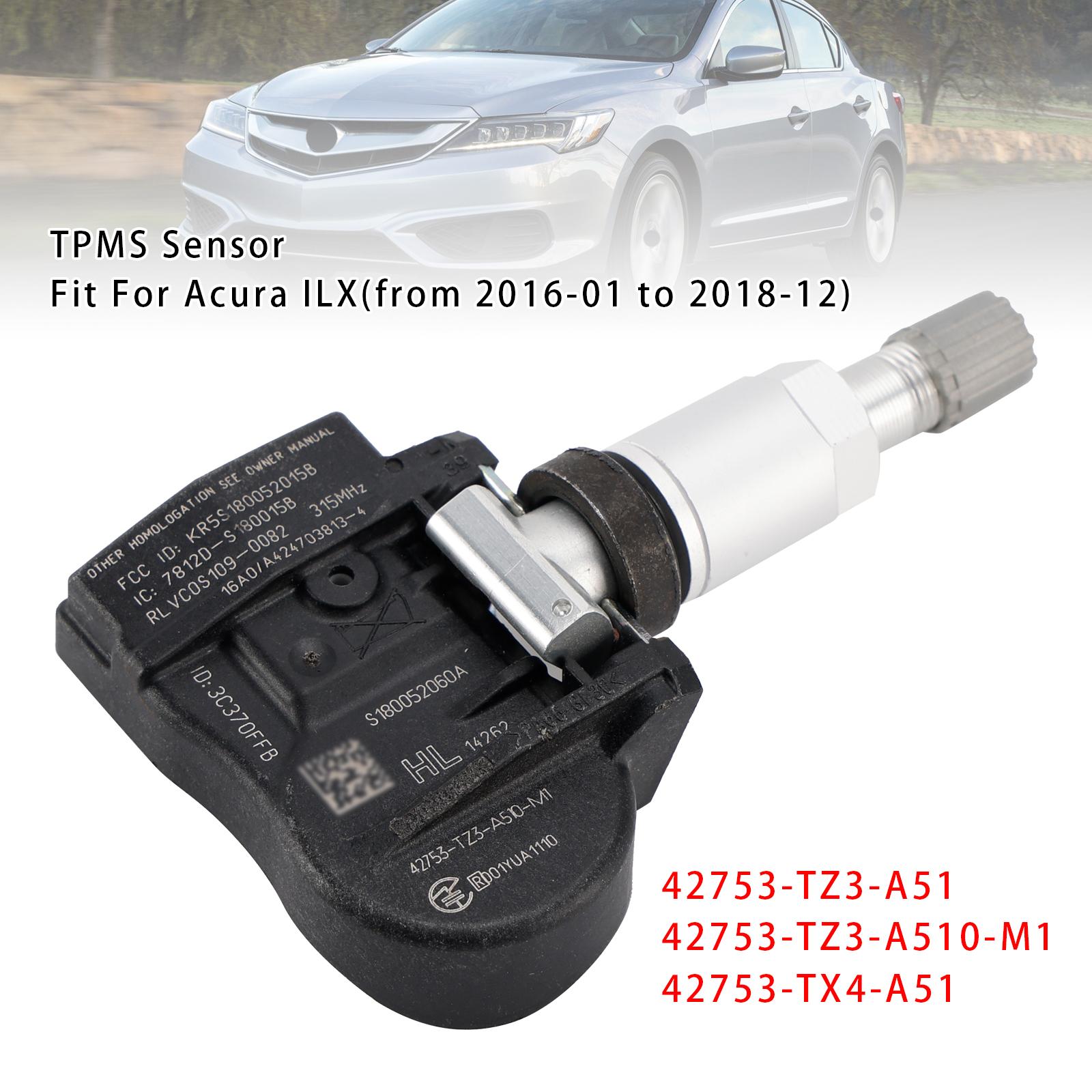 

1X Датчик давления в шинах TPMS для Acura MDX RDX TLX ILX 42753TZ3A51
