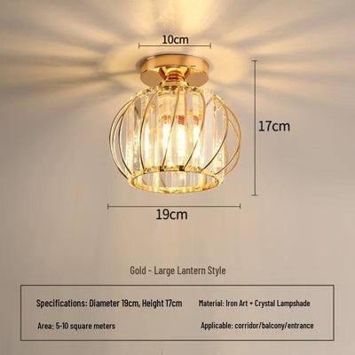 Lustră și pendul Oeny Pumpkin Crystal LED