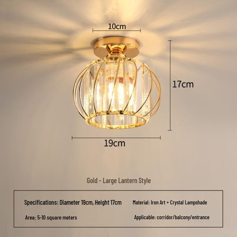 Oeny Pumpkin Crystal LED Ceiling and Pendant Light