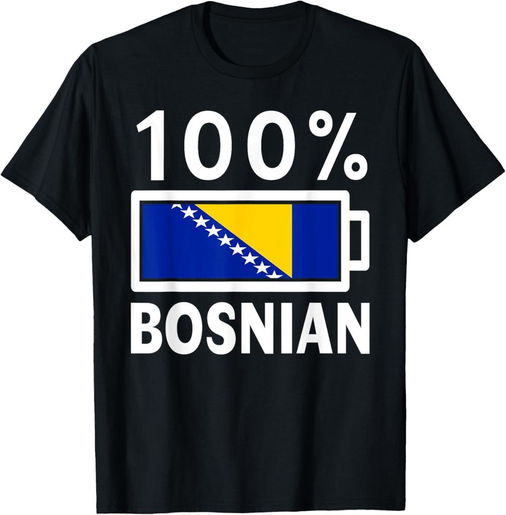 Its In My DNA Bosnia and Herzegovina Bosnia Genetics Cool TShirt 2026 Summer New Unisexs Womens Cotton Oversized Tshirt Y2K
