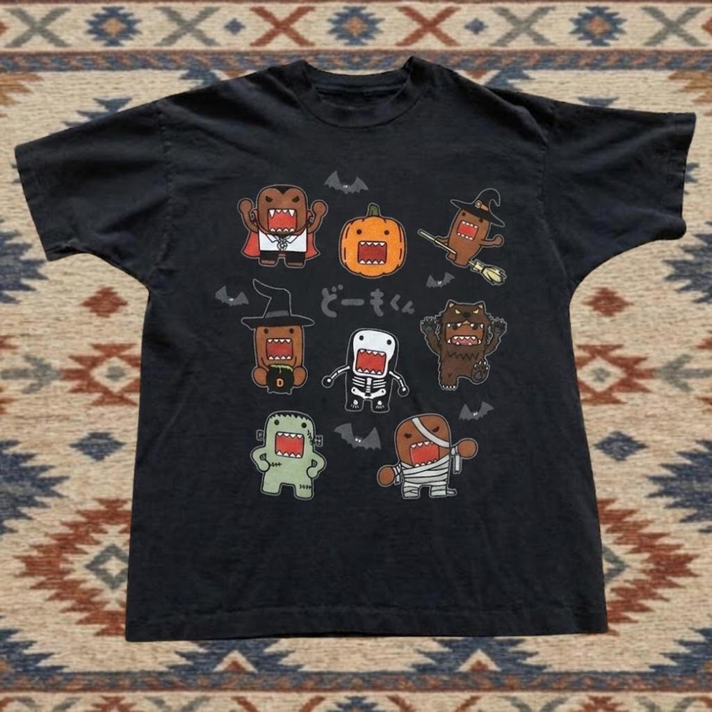 New Summer 2026 CollectionTShirts Featuring Cute Cartoon PrintsY2k StyleLoose FitCrew NeckUnisexSuitable For Any Occasion