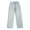 American Low-Waist Straight-Leg Loose Denim Distressed Wide-Leg Floor-Length Pants 2025 Summer Collection