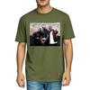 Rock tshirt Casual Unisexs Tshirt Three Unisex Standing Together Smiling Daily Wear Trendy Tshirt Fashionable New Teeshirts